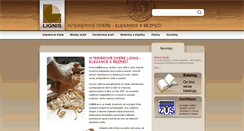 Desktop Screenshot of lignis.cz